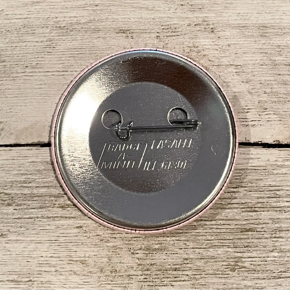 Santa’s Helper Holiday Pin-back Button - Picture 2 of 2